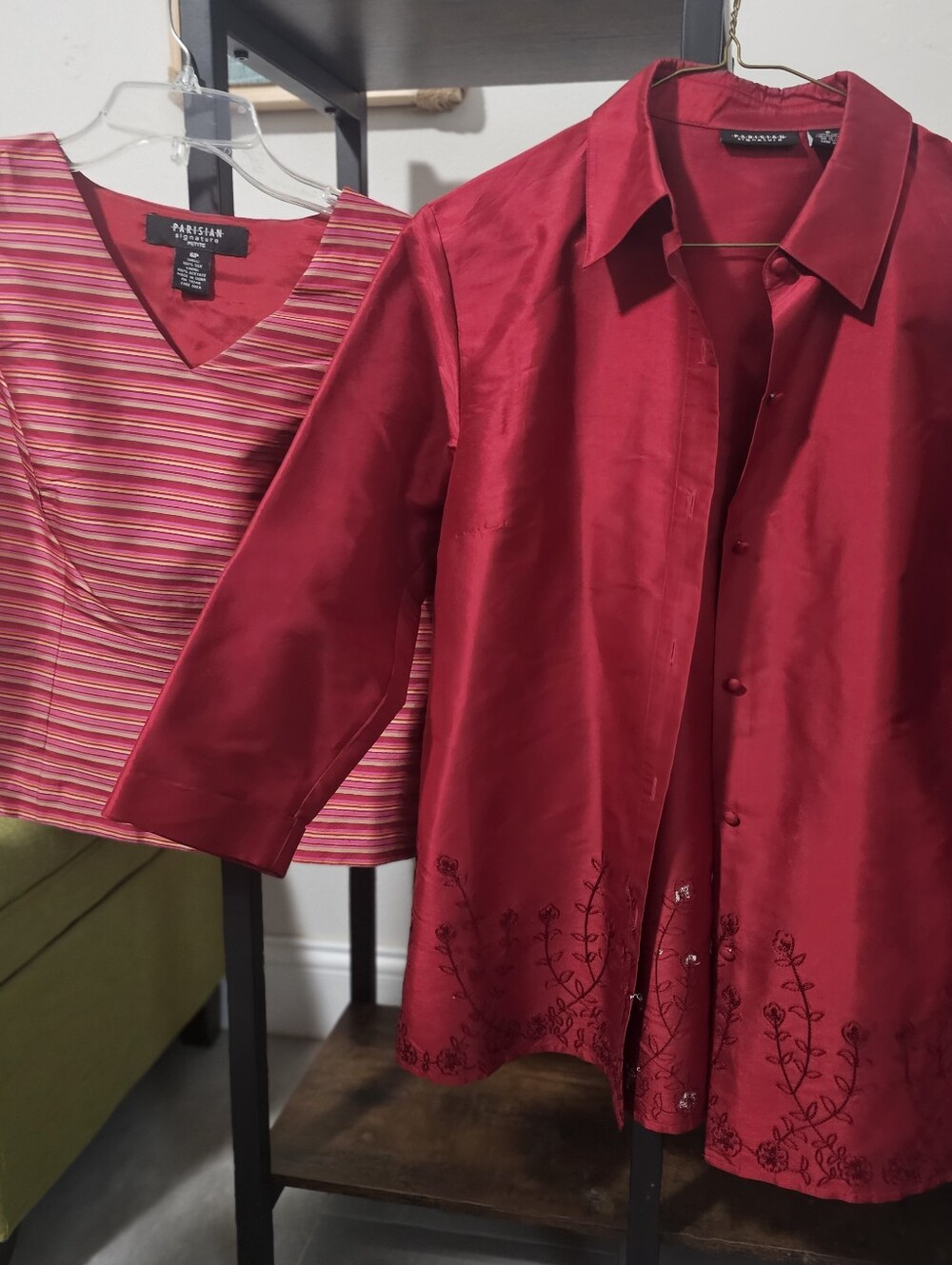 100% Silk. Four Pieces
